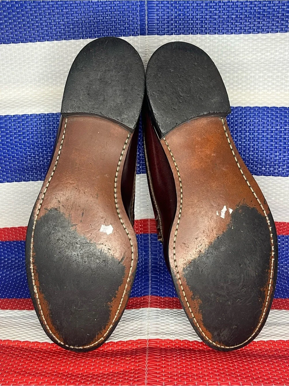 G. H. Bass Weejuns Jackie Tassel Kiltie Loafer Size 11 D Burgundy Dress Shoes - Picture 11 of 15